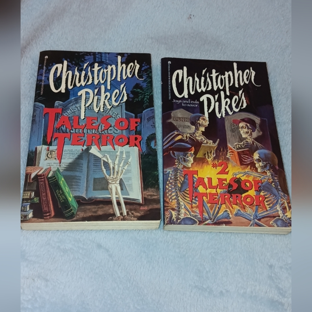 Vintage Christopher Pike Tales Of Terror #2 & Tales Of Terror #1